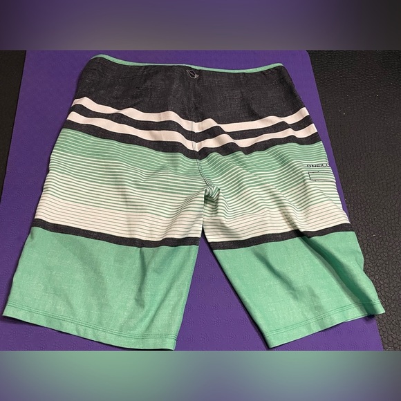 Rip Curl Men's Green and Black Swim board Shorts size 31 - Picture 7 of 9